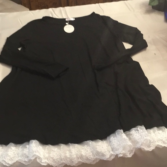 NWT Halife Long Sleeve Black Dress - Picture 5 of 6